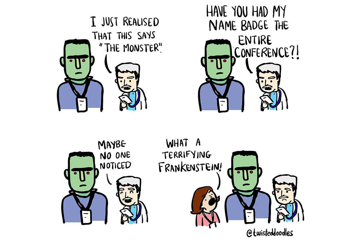 Twisteddoodles: The fateful switch that cursed Frankenstein