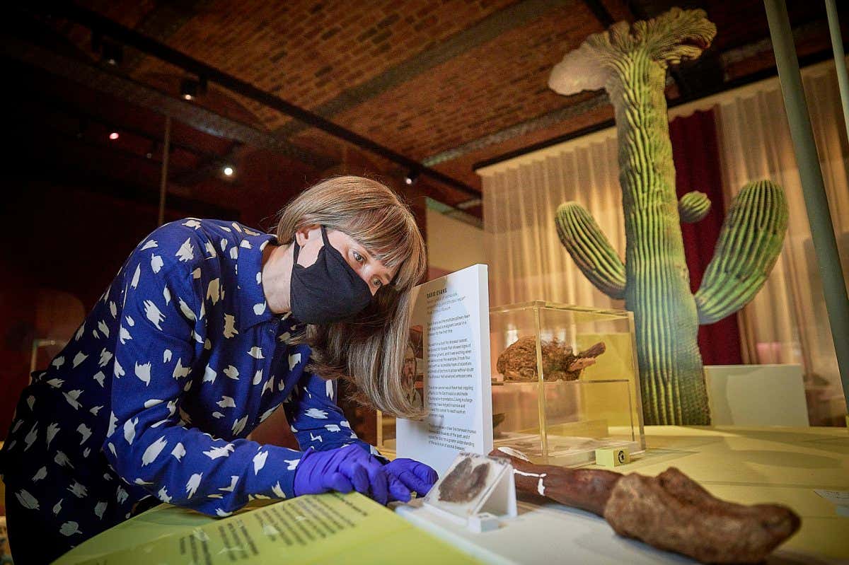 Science and Industry Museum in Manchester launch their new exhibition in partnership with Cancer Research UK. LIVING WITH CANCER COLLECTING PROJECT conservator Kathryn Kreczak