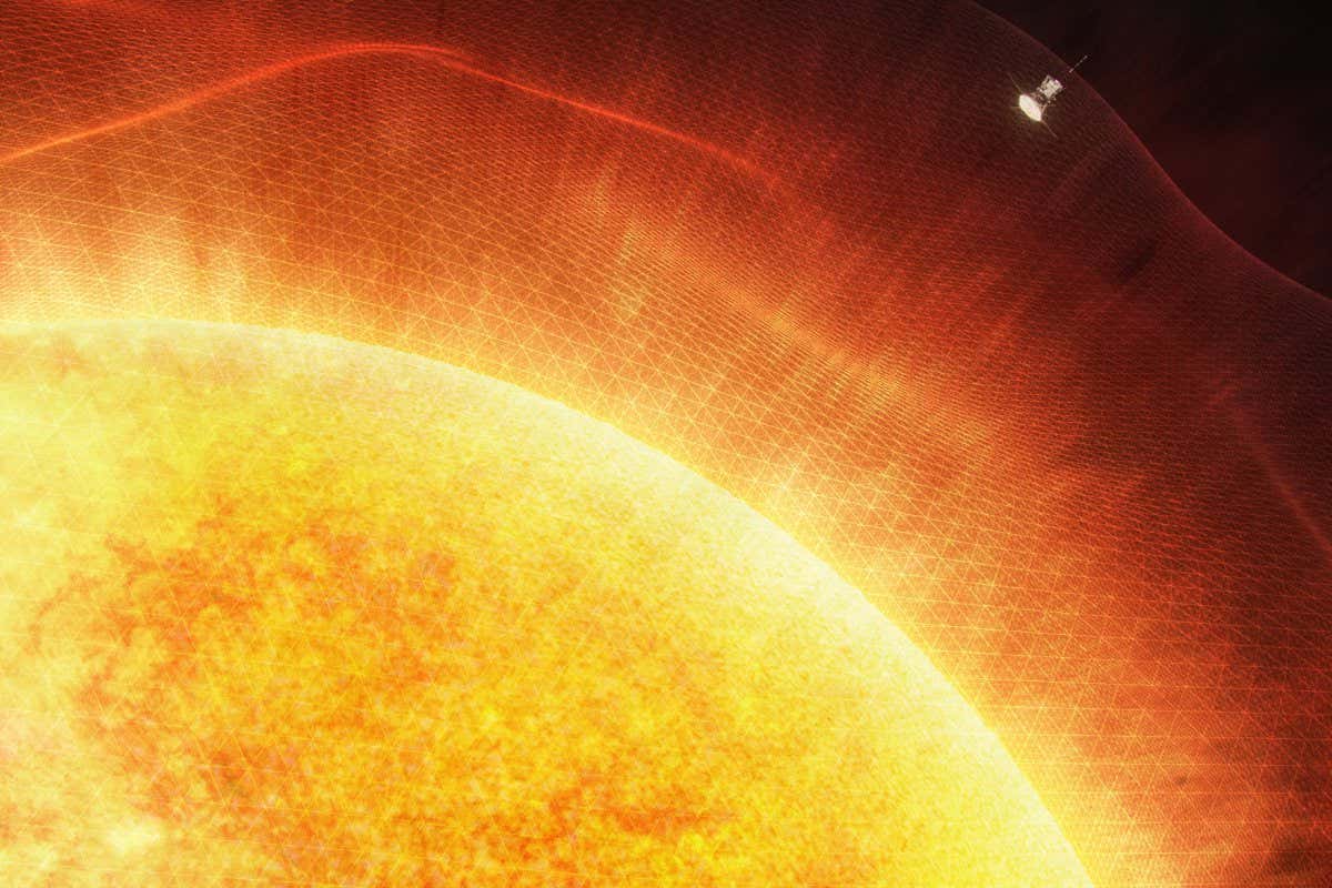 Parker Solar Probe near the sun