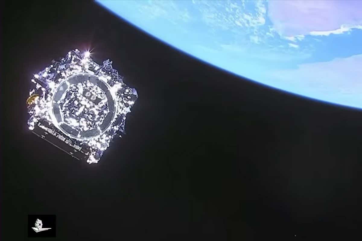 James Webb Space Telescope in orbit