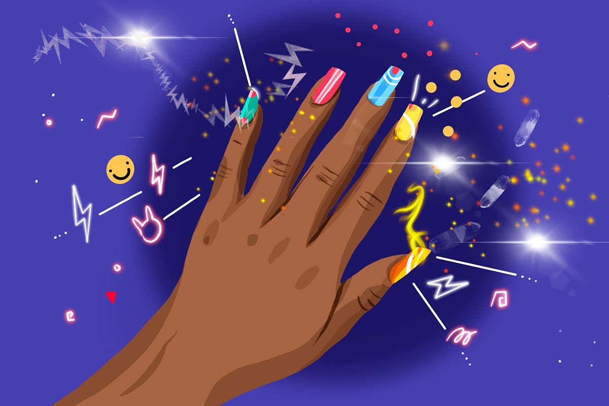 At your fingertips: The nail art that opens doors to the metaverse