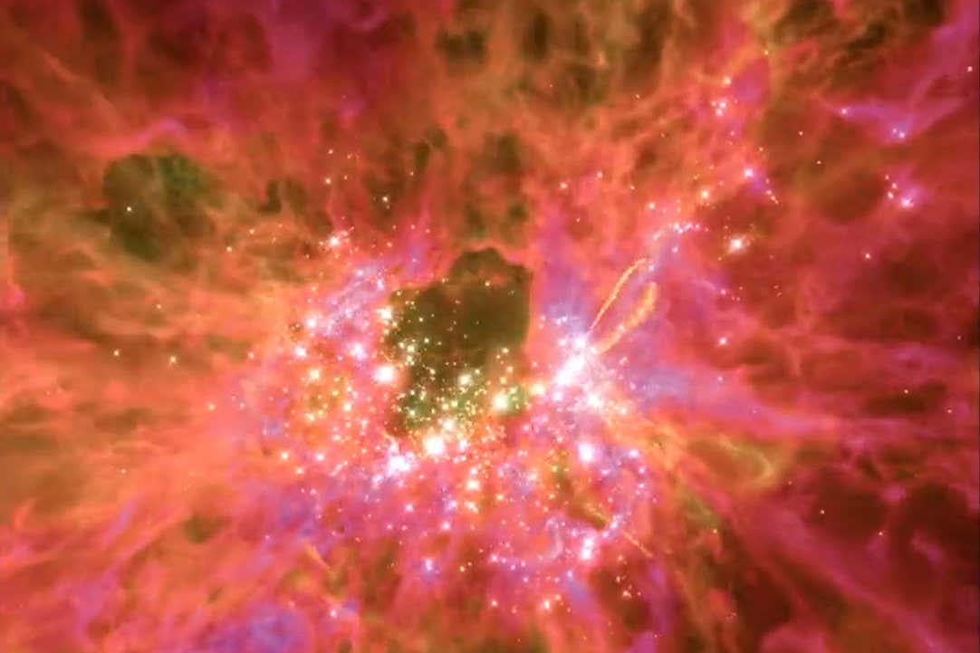 simulation of star formation