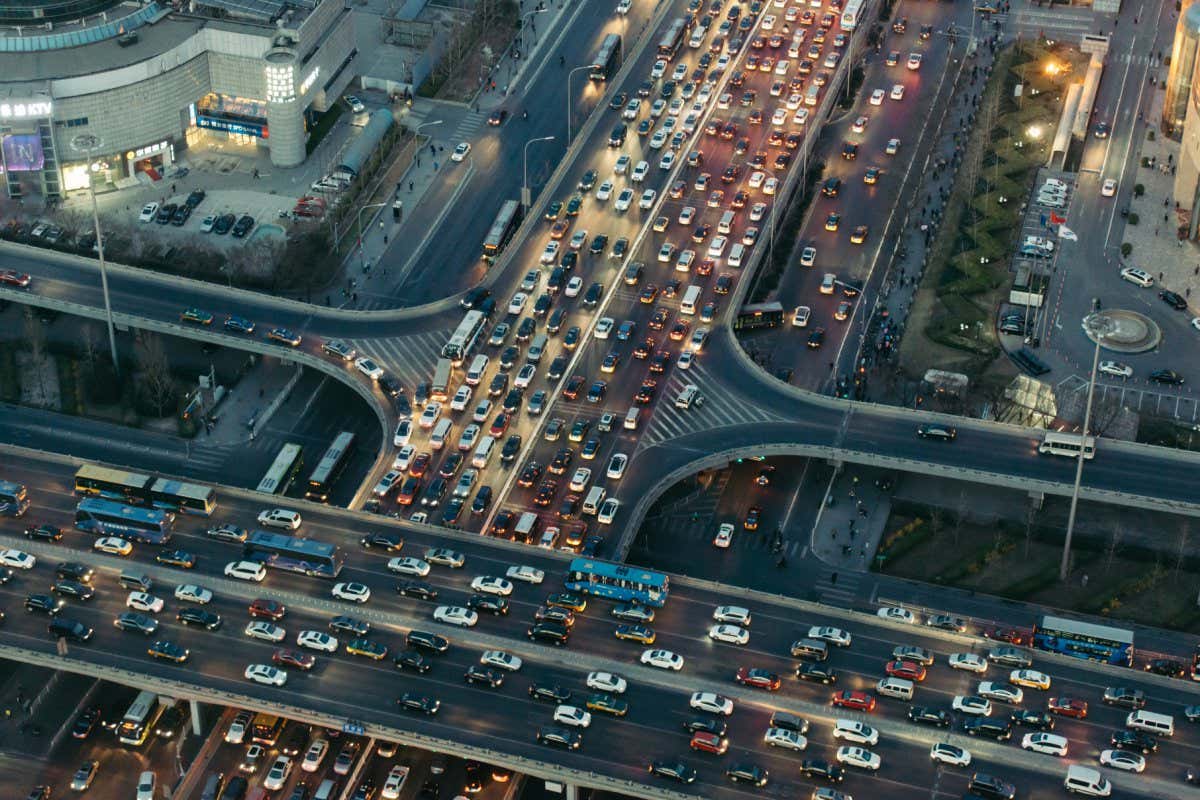 Aerial View of Beijing