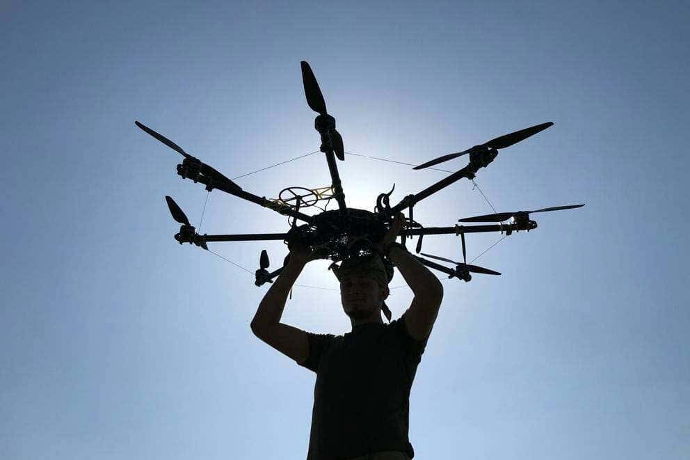 Man with drone