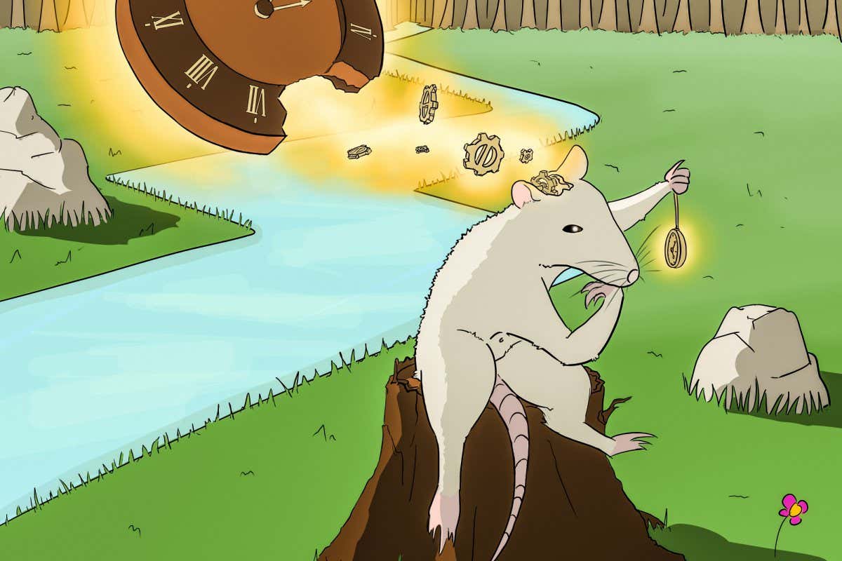 rat contemplating time