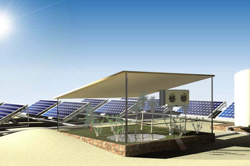 solar panel water harvesting device
