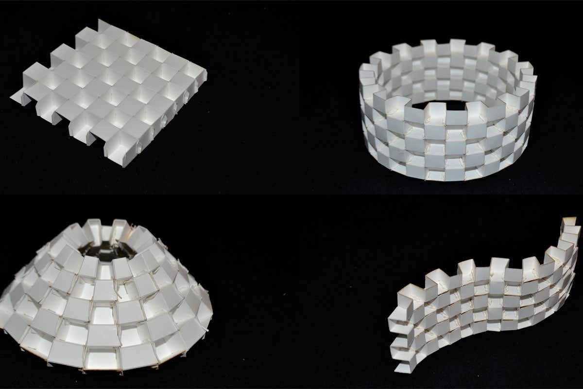 Super strong metamaterial inspired by kirigami, a variation of origami