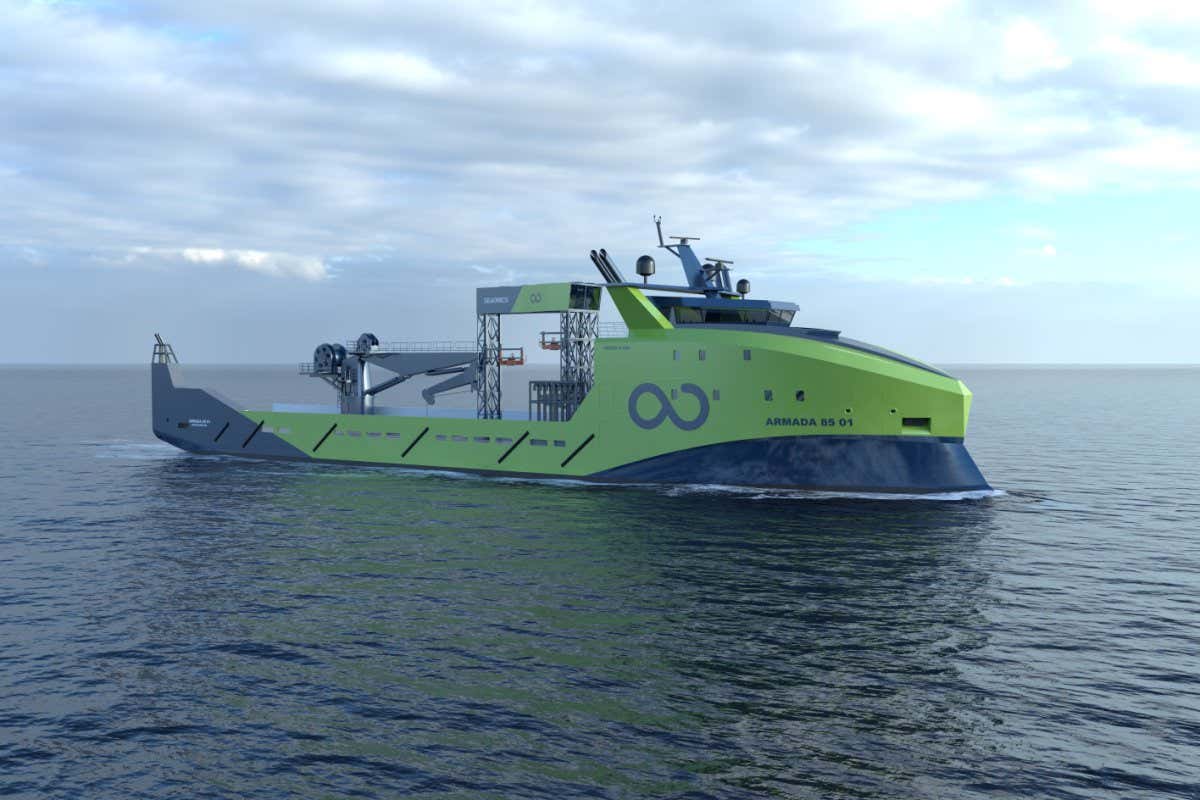 Ocean Infinity's marine robotic vessel