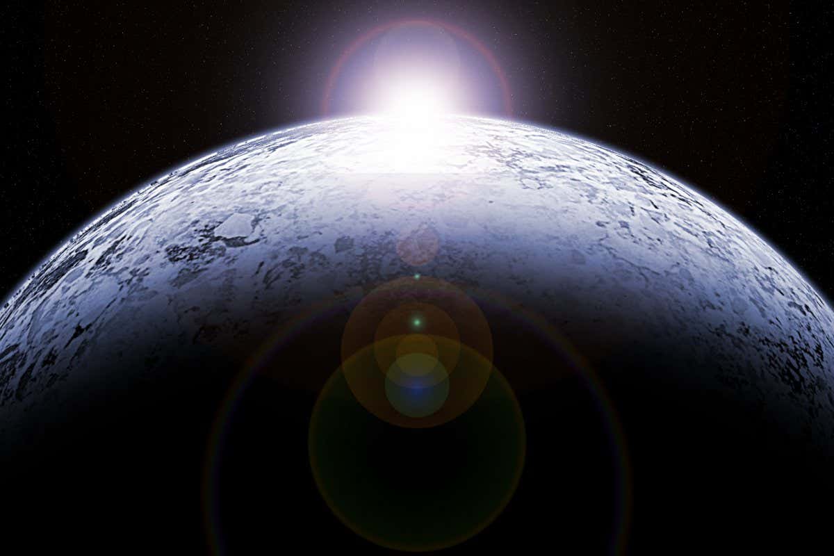 Frozen Ice Planet 3d Photo; Shutterstock ID 2032672106; purchase_order: 5 March 2022; job: Culture 12th March 2022; client: NS; other: