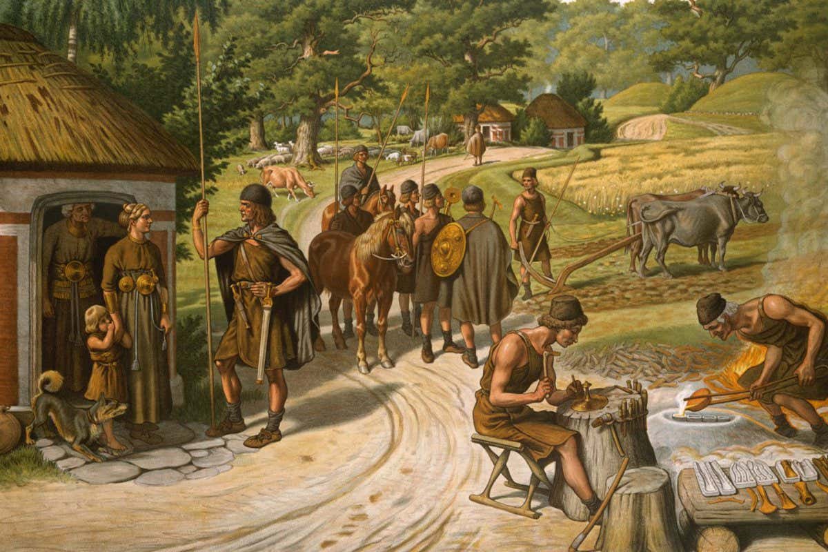 Bronze age settlement