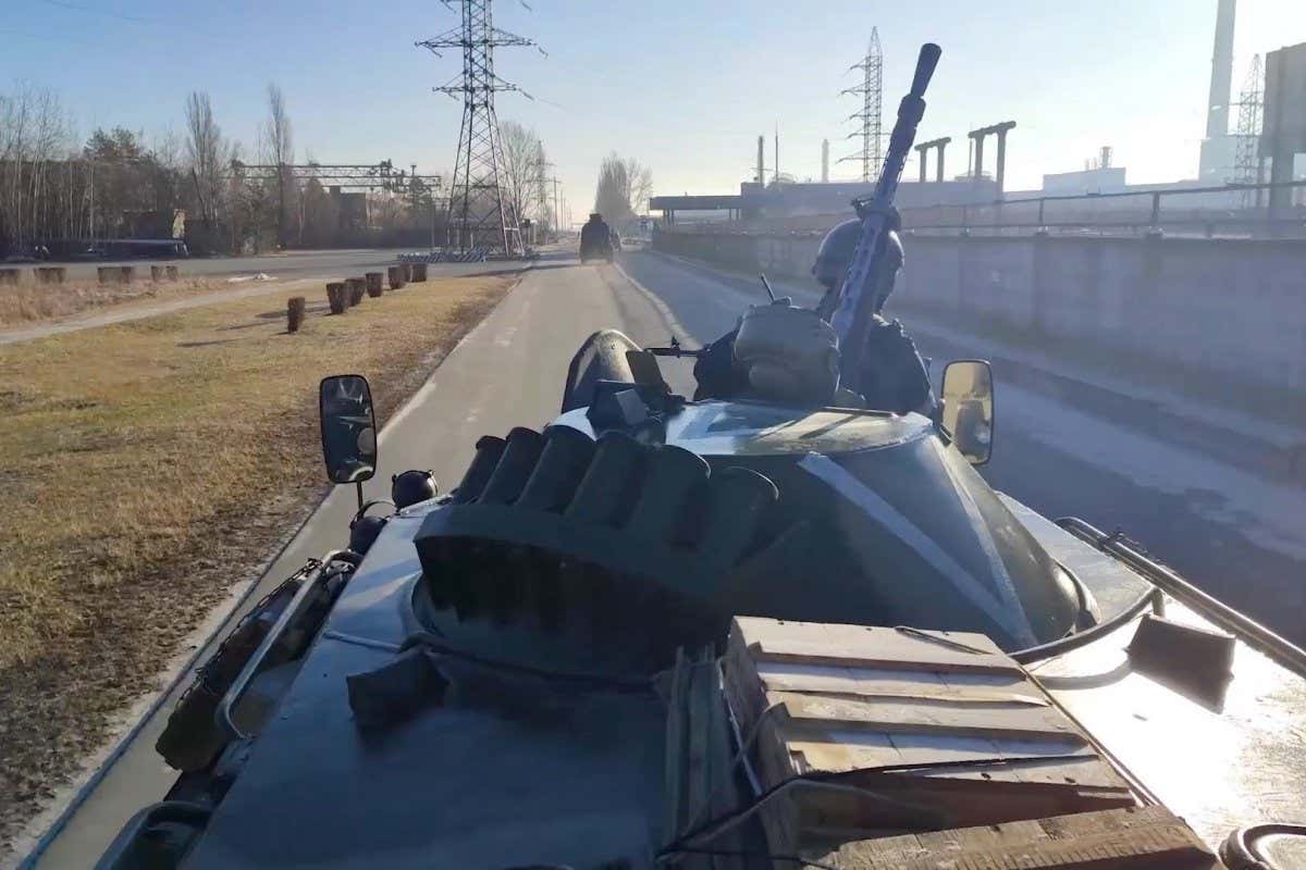 Russian forces at Chernobyl