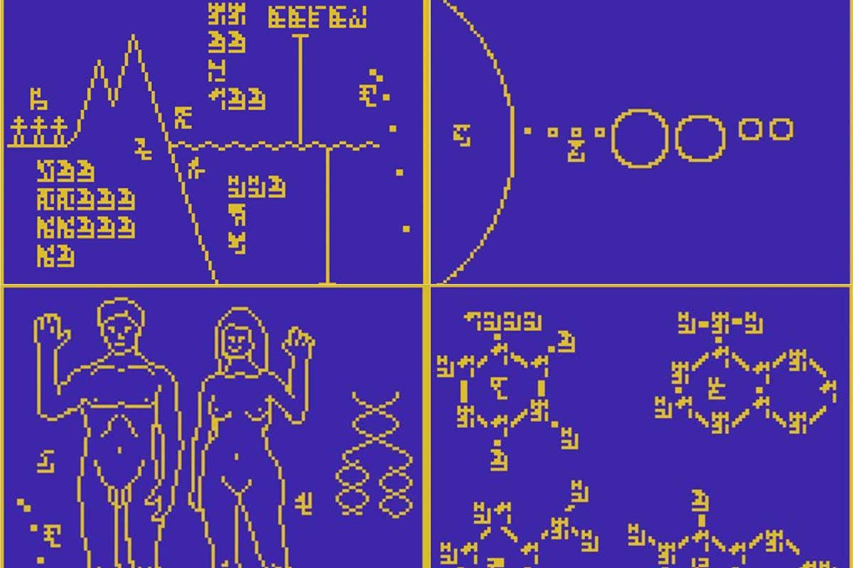 image of message to extra terrestrials