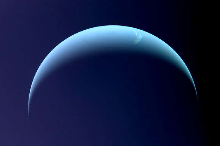 Main ? Voyager 2 view of Neptune, captured in August 1989. Credit: NASA/JPL-Caltech/Kevin M. Gill