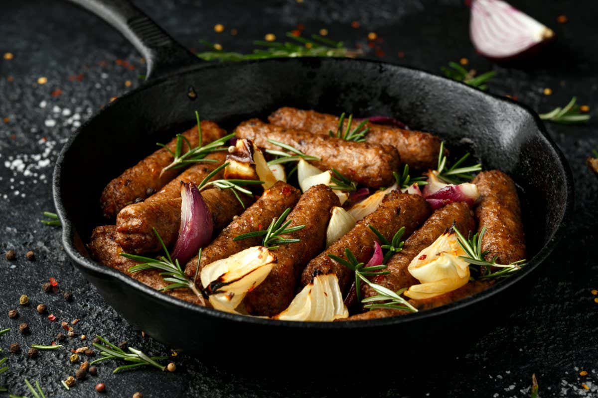 vegan sausages