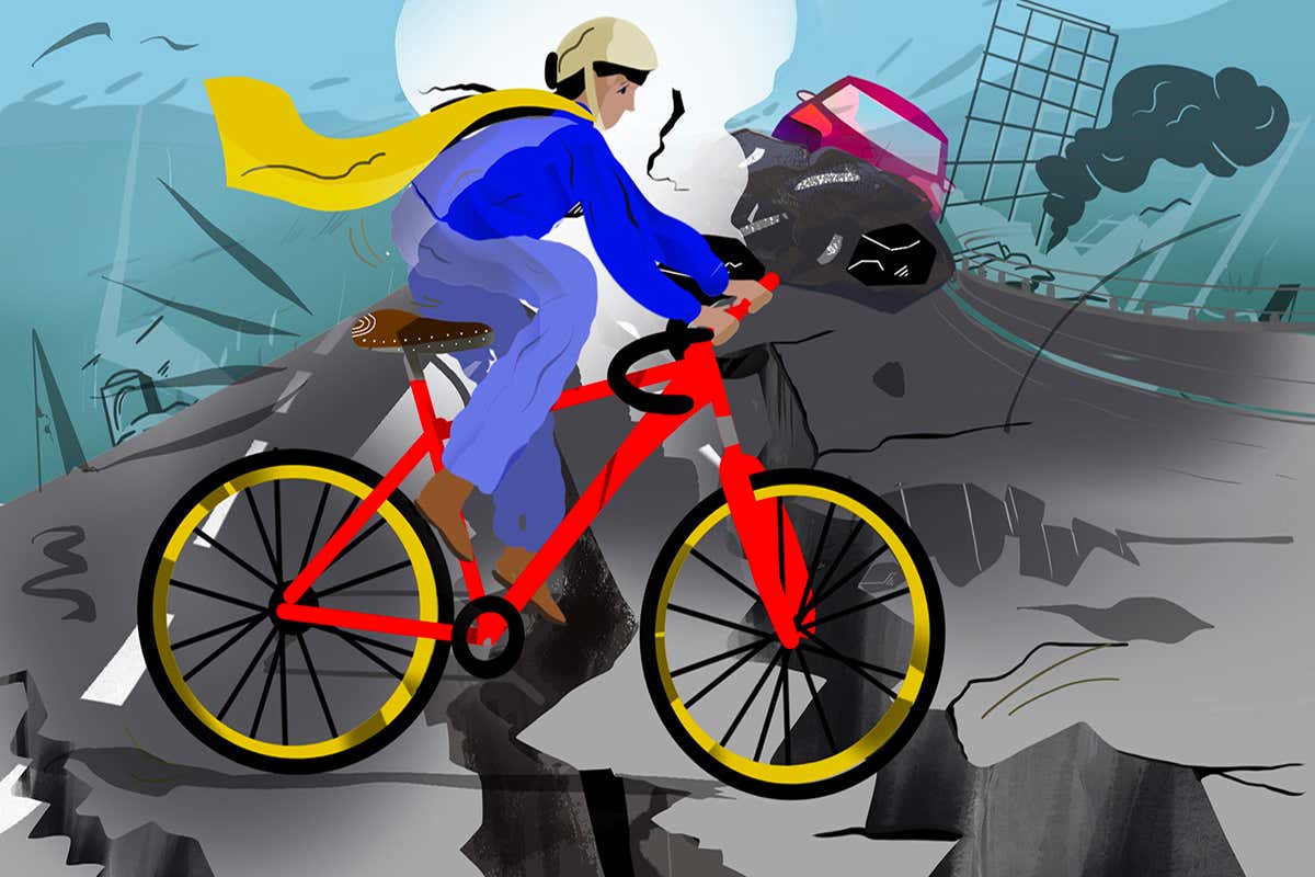 Sighs of relief as earthquake-resistant bike saddle finally invented