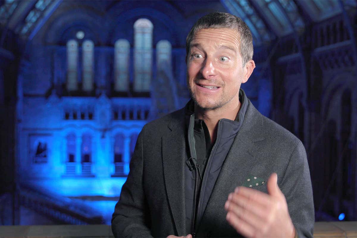 Bear Grylls discussing new GCSE