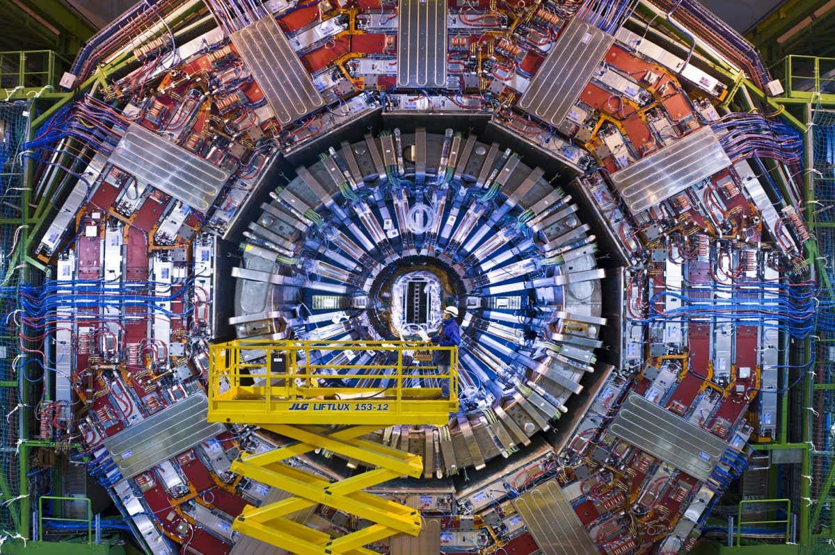 View of CMS detector