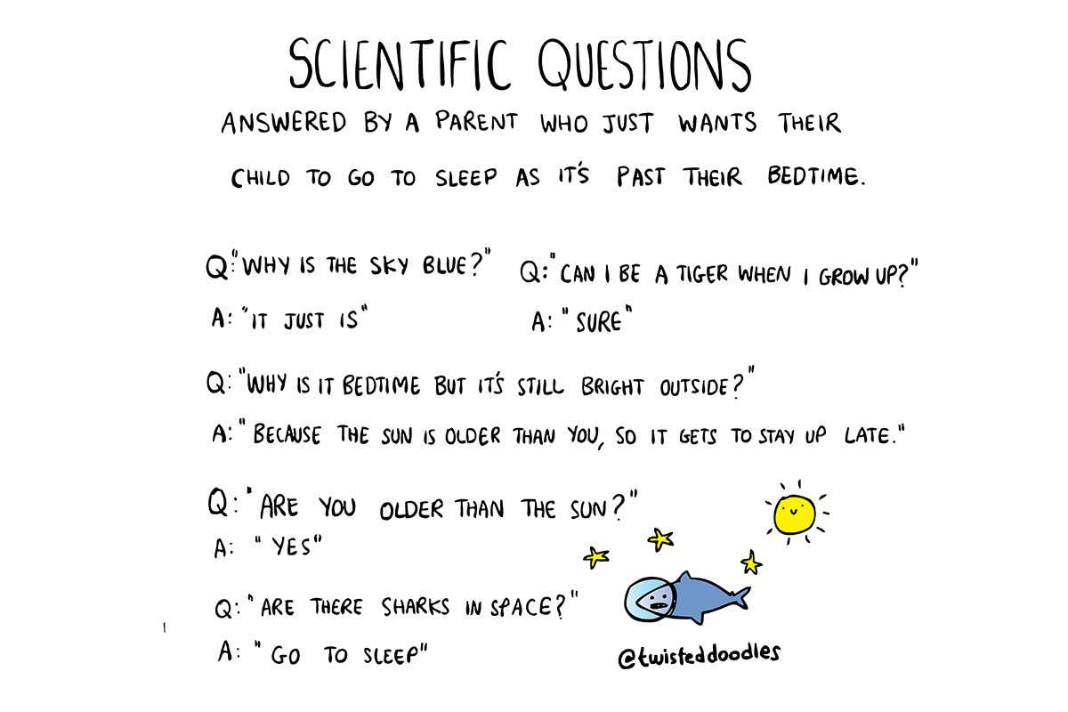 Twisteddoodles: Are there sharks in space?