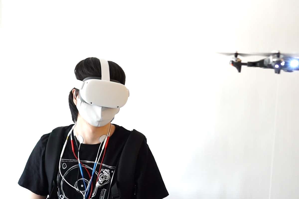 VR with muscle-stimulating tech that can force you to move your head