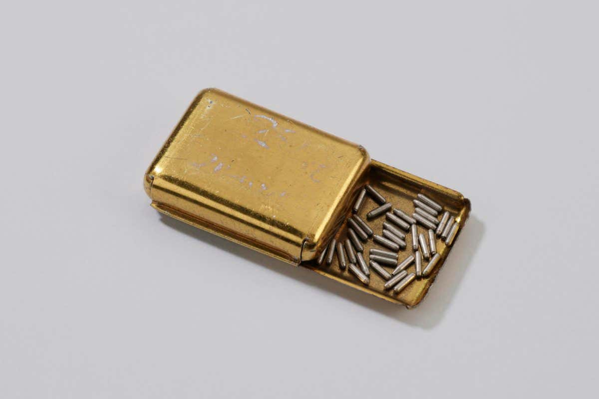 Bracytherapy radium seed cases used to implnt radium