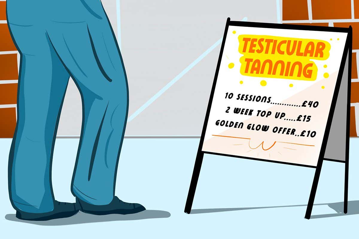 Up-to-the-minute advice on the benefits of testicle tanning