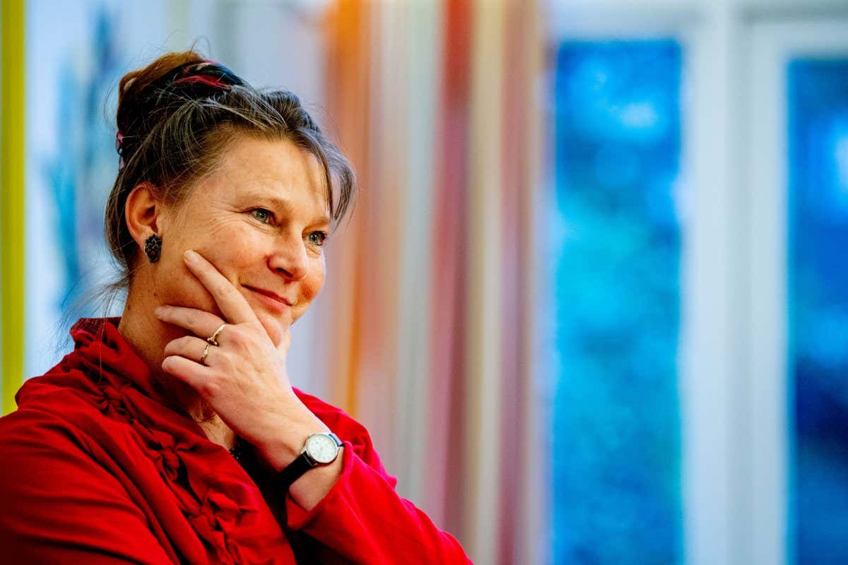 Mandatory Credit: Photo by Robin Utrecht/Shutterstock (12758494i) Portrait of Willemien Terpstra and Marjan Minnesma Willemien is high in the chemical industry, Marjan is the boss of Urgenda. Willemien Terpstra and Marjan Minnesma, The Hague, Netherlands - 10 Dec 2021