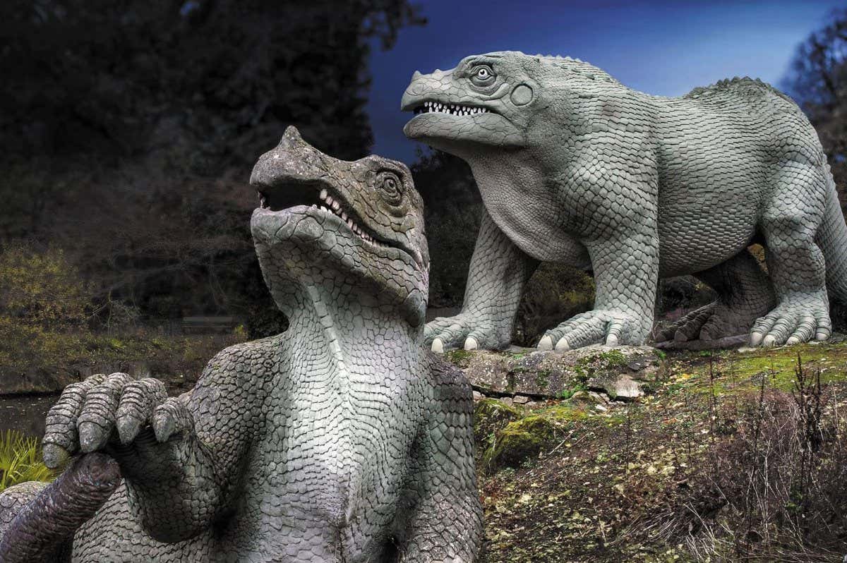 Meet the Crystal Palace Dinosaurs in this engaging history