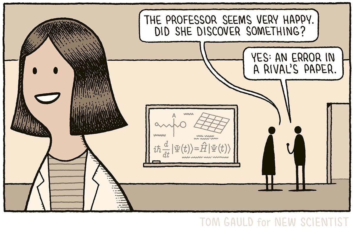 Tom Gauld on a professor's latest discovery