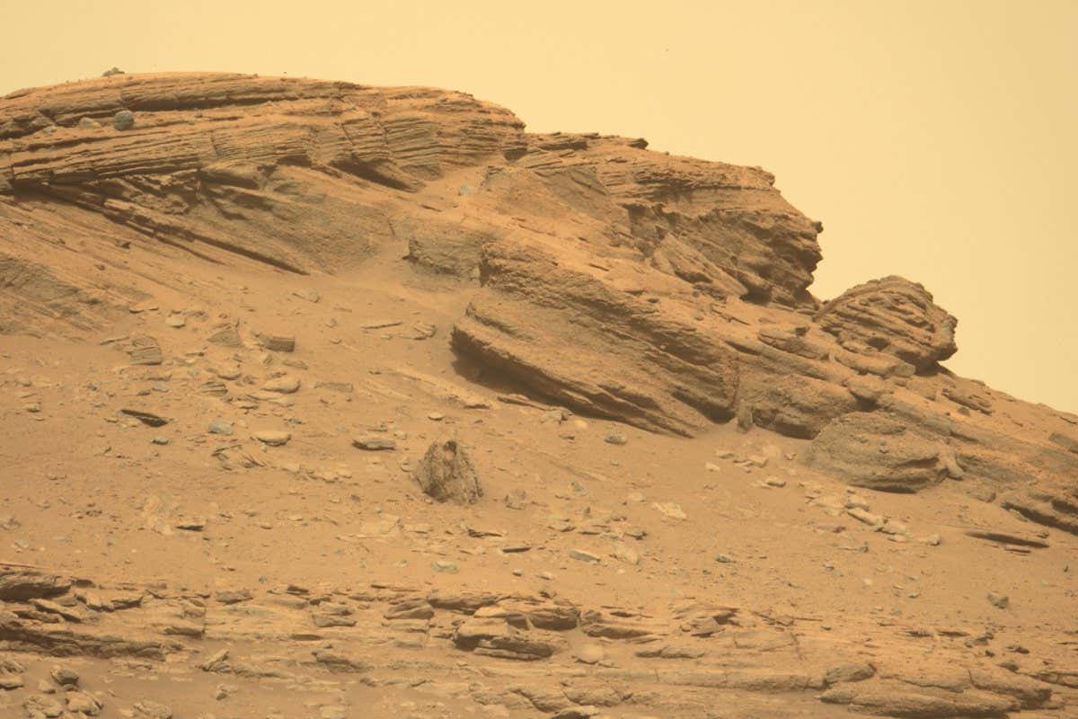 Mars landscape photographed by perseverance rover