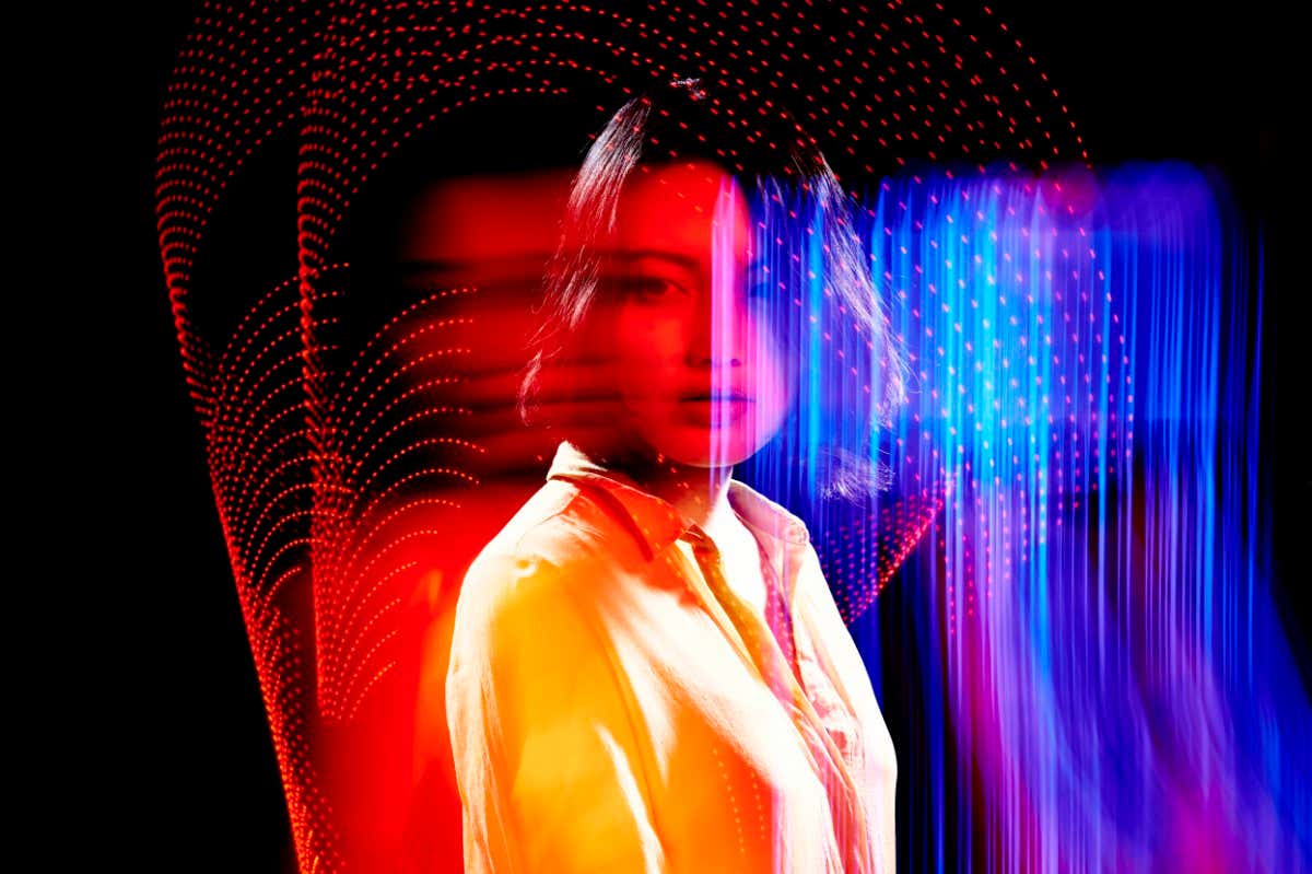 female Model / painting with Lights