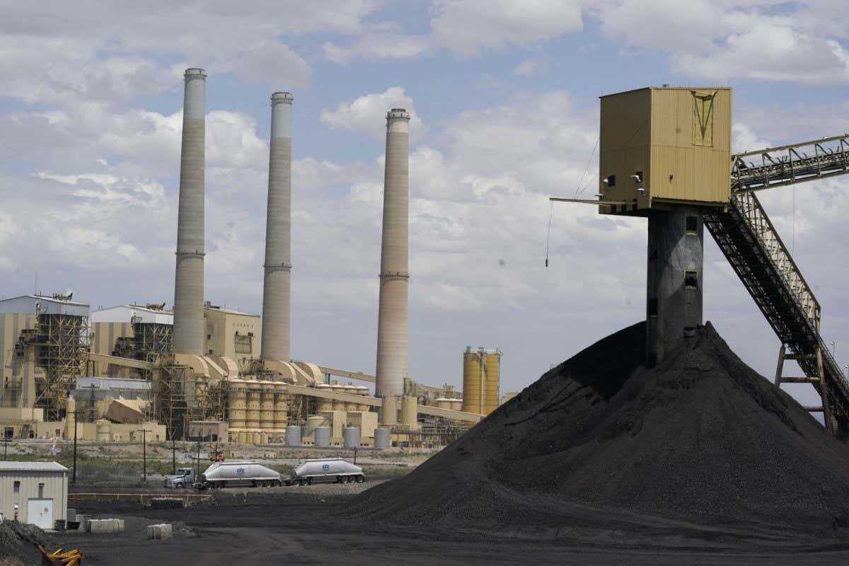 Piles of coal at the PacifiCorp Hunter coal-fired electrical generation plant in Castle Dale, Utah, US, on Monday, June 13, 2022. Residential electricity rates have been??surging for months??and are poised to climb even higher this summer on a combination of tight supplies of natural gas and coal, an unrelenting??drought??in the Western US, and a nationwide forecast for extreme heat. Photographer: George Frey/Bloomberg via Getty Images