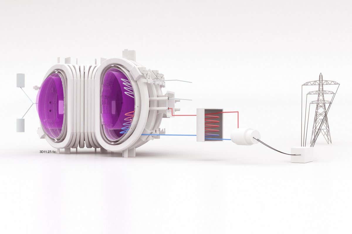 Fusion power plant - credit UKAEA