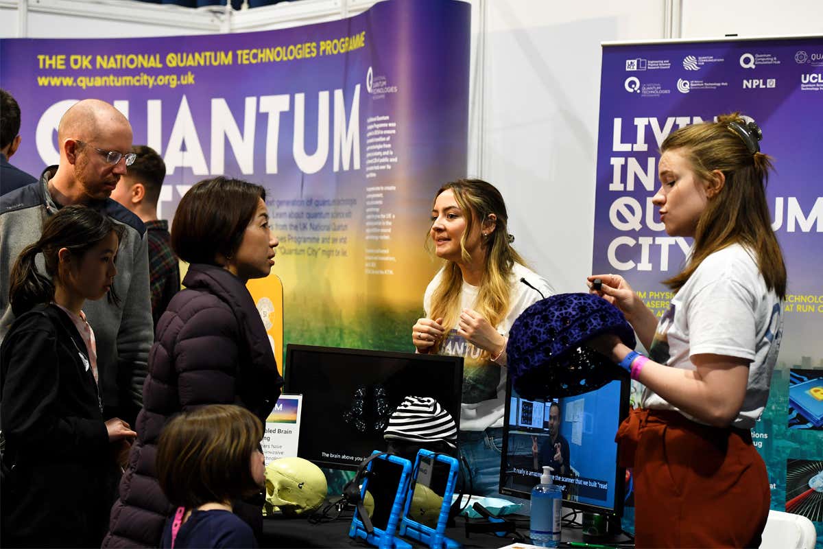 Exhibitors at New Scientist Live Manchester 2022