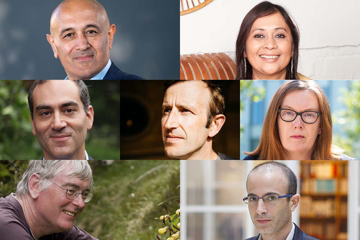 Jim Al-Khalili, Pragya Agarwal, Guy Leschziner, Robert Macfarlane, Sarah Gilbert, Peter Marren, Yuval Noah Harari