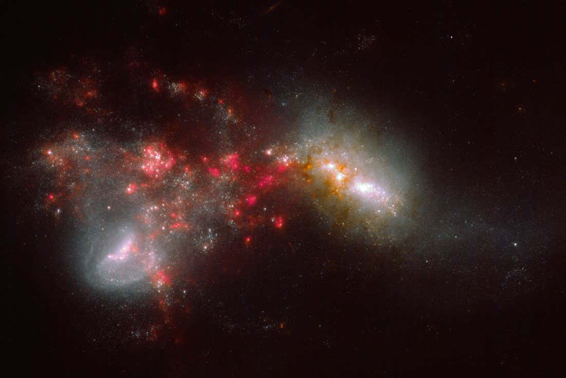 IC 1623 is a pair of galaxies
