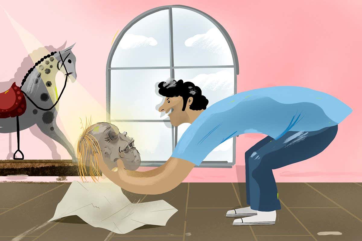 Egyptian mummy’s head discovered in Kent attic