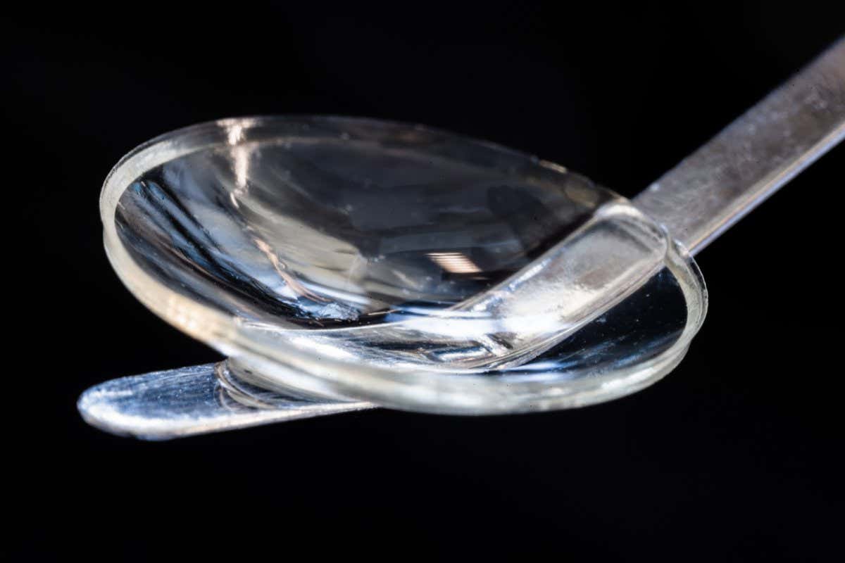 The cornea made from pig collagen