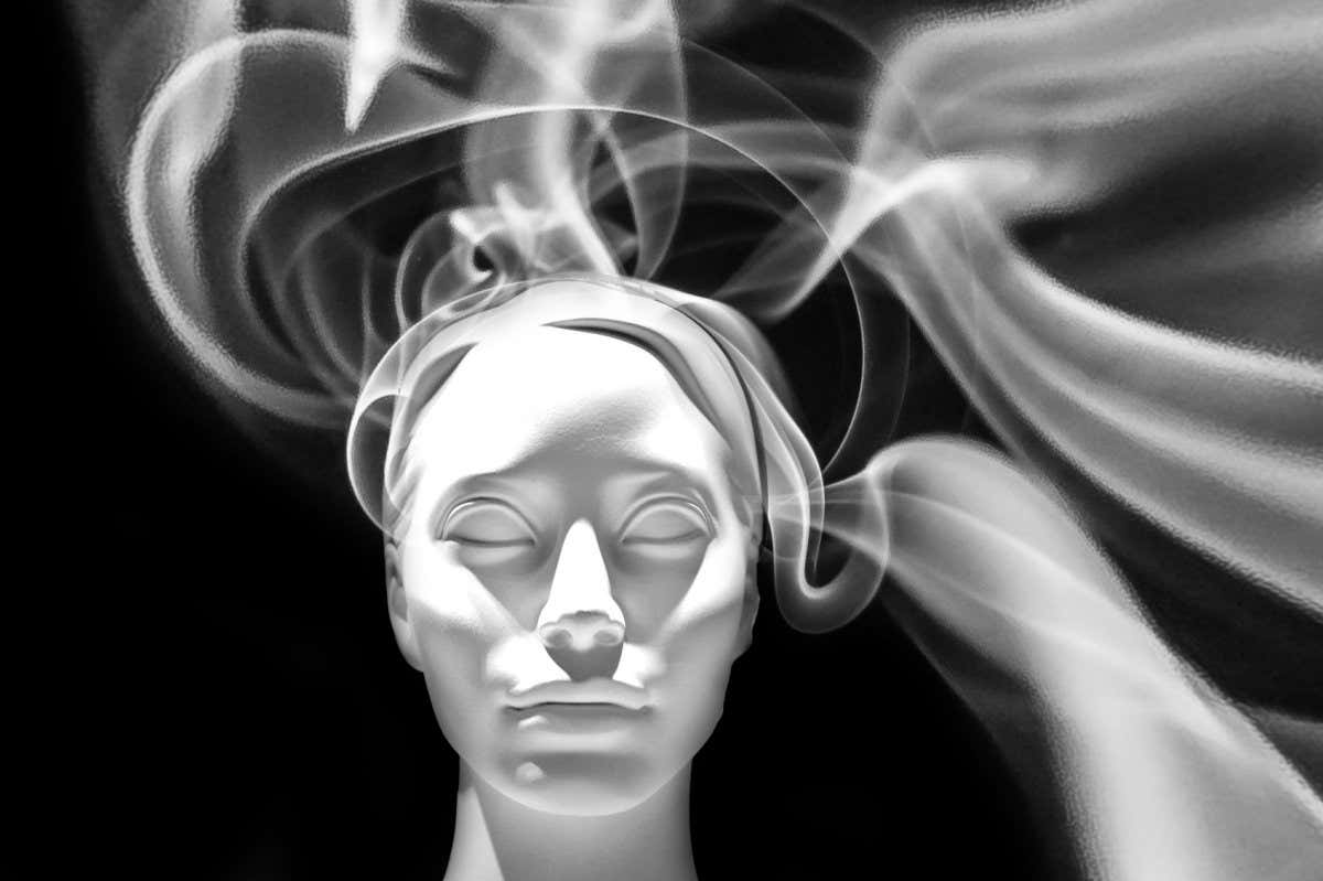 Face and smoke