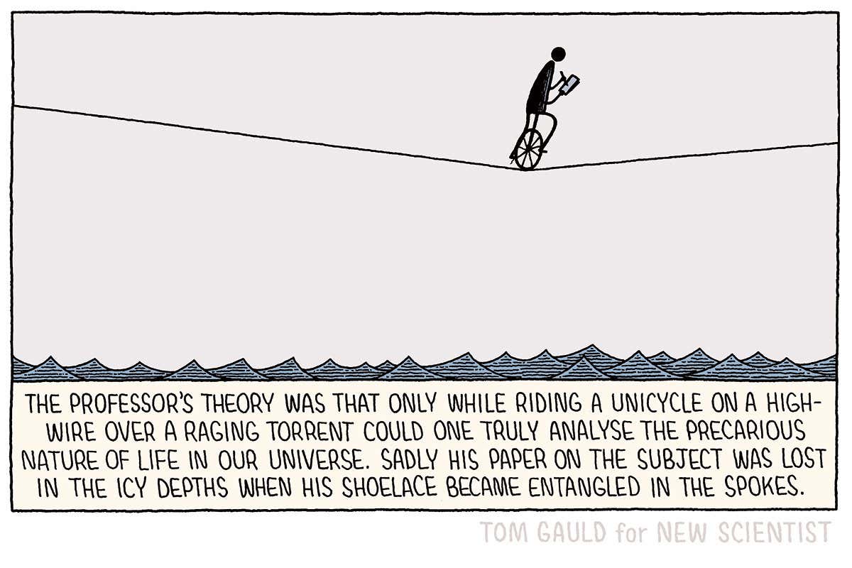 Tom Gauld on the precarious nature of life in our universe