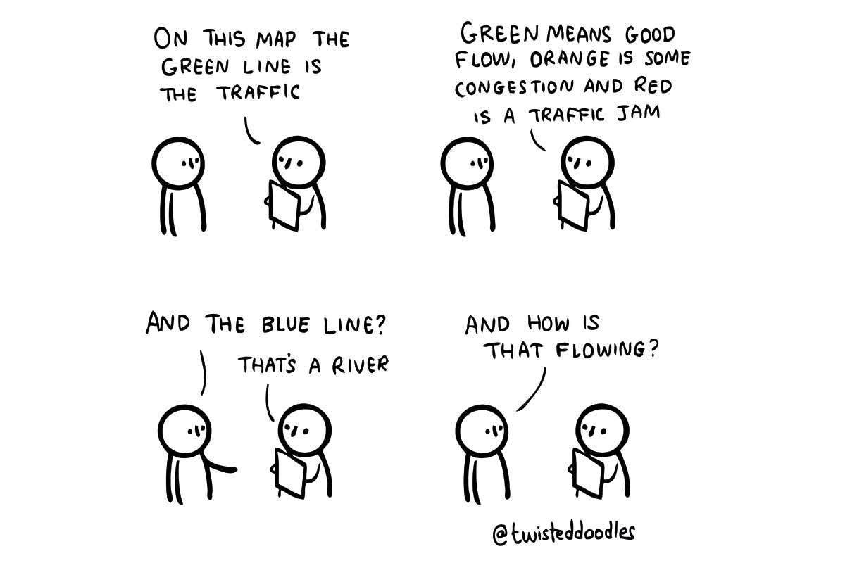 Twisteddoodles interprets a map