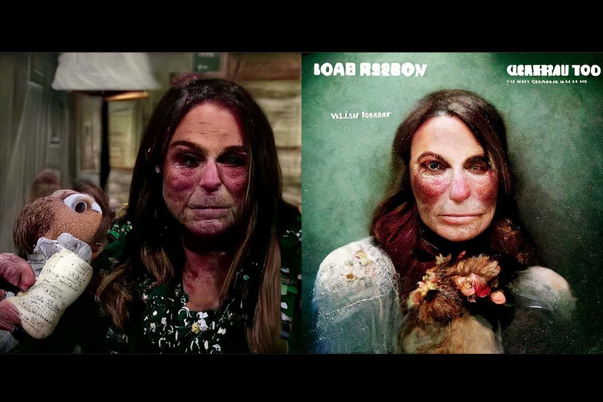 Loab, a digital cryptid produced by an AI