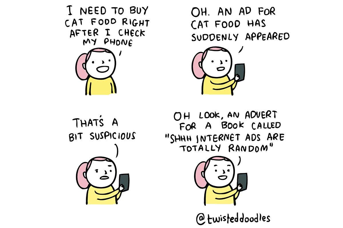 Twisteddoodles on internet ads