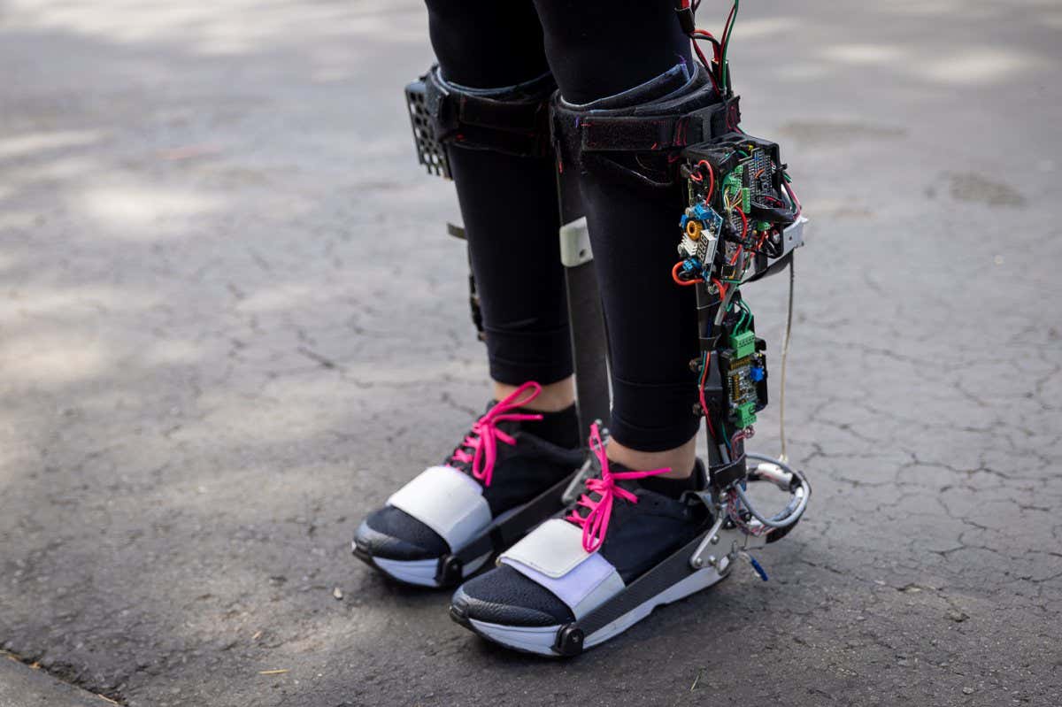 The boot-like exoskeleton tested