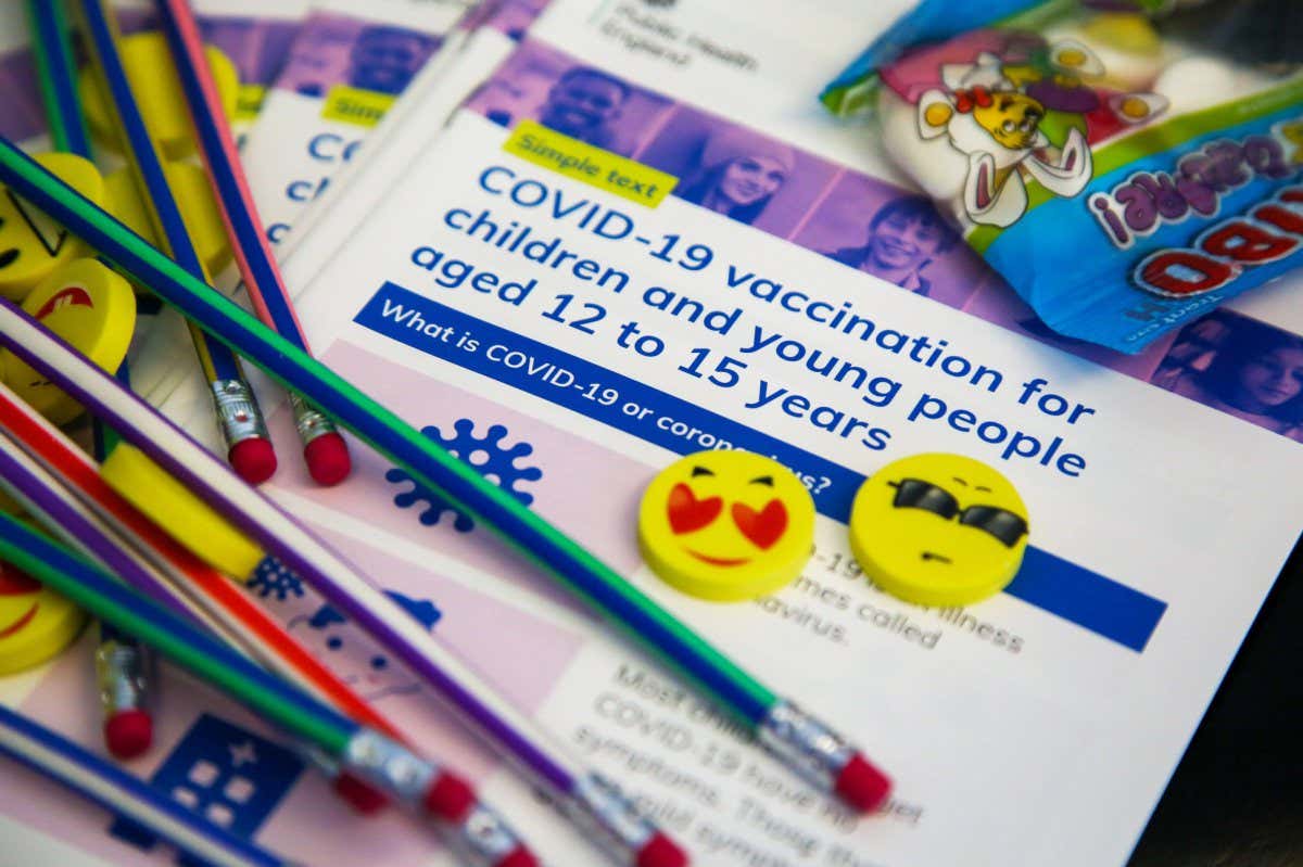 The uptake of covid-19 vaccines varies substantially between children aged 12 to 15 in England