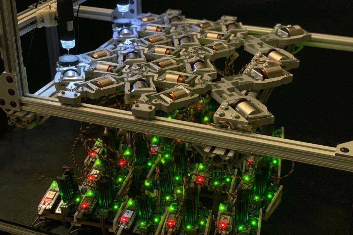 A mechanical neural network