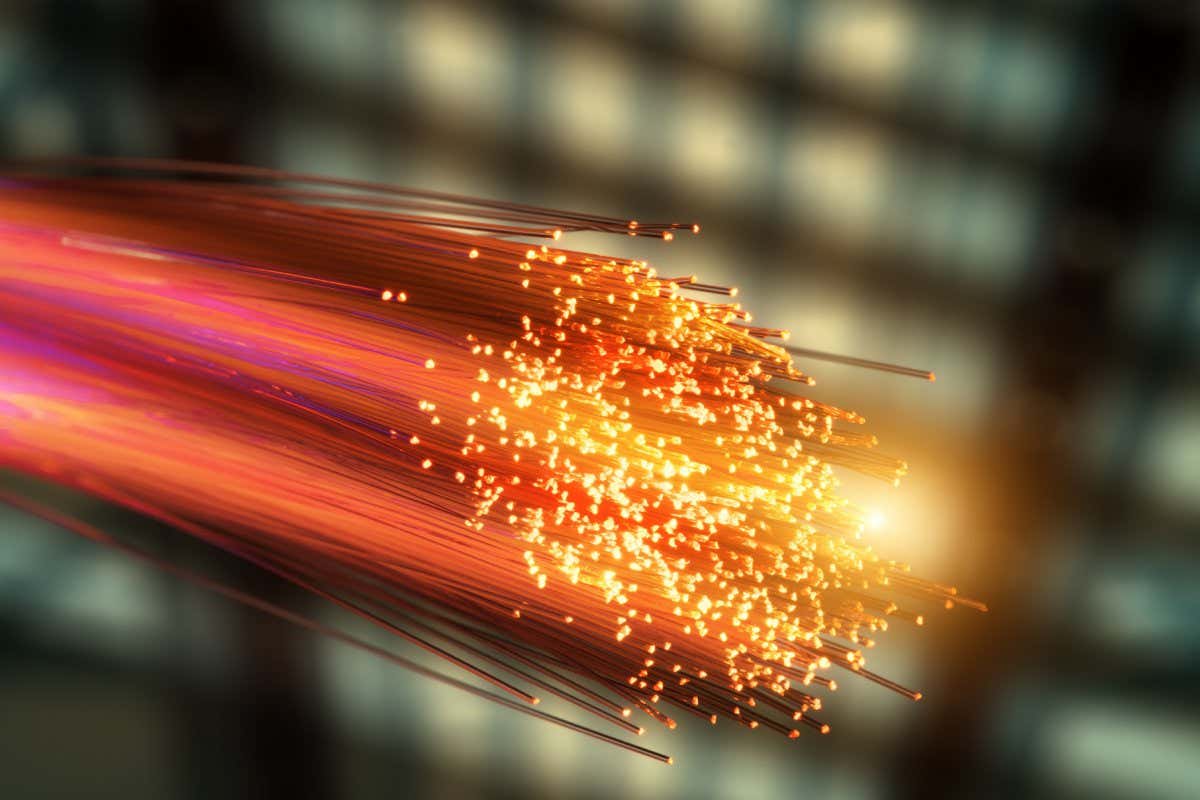 A fibre-optic cable