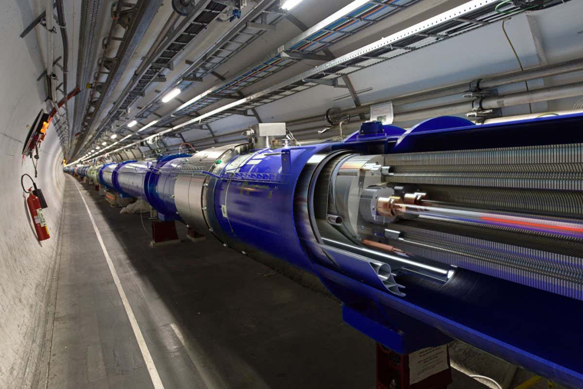 3D cut of the LHC dipole