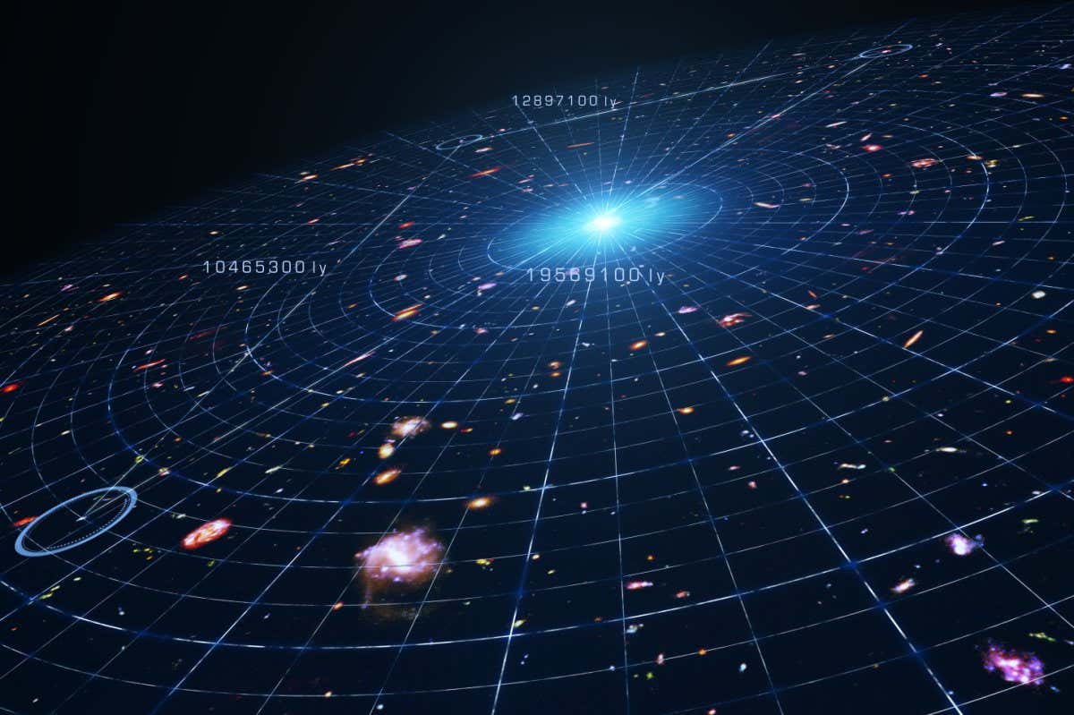 illustrating the accelerating expansion of the universe