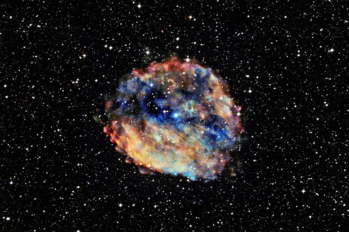 A rotating neutron star