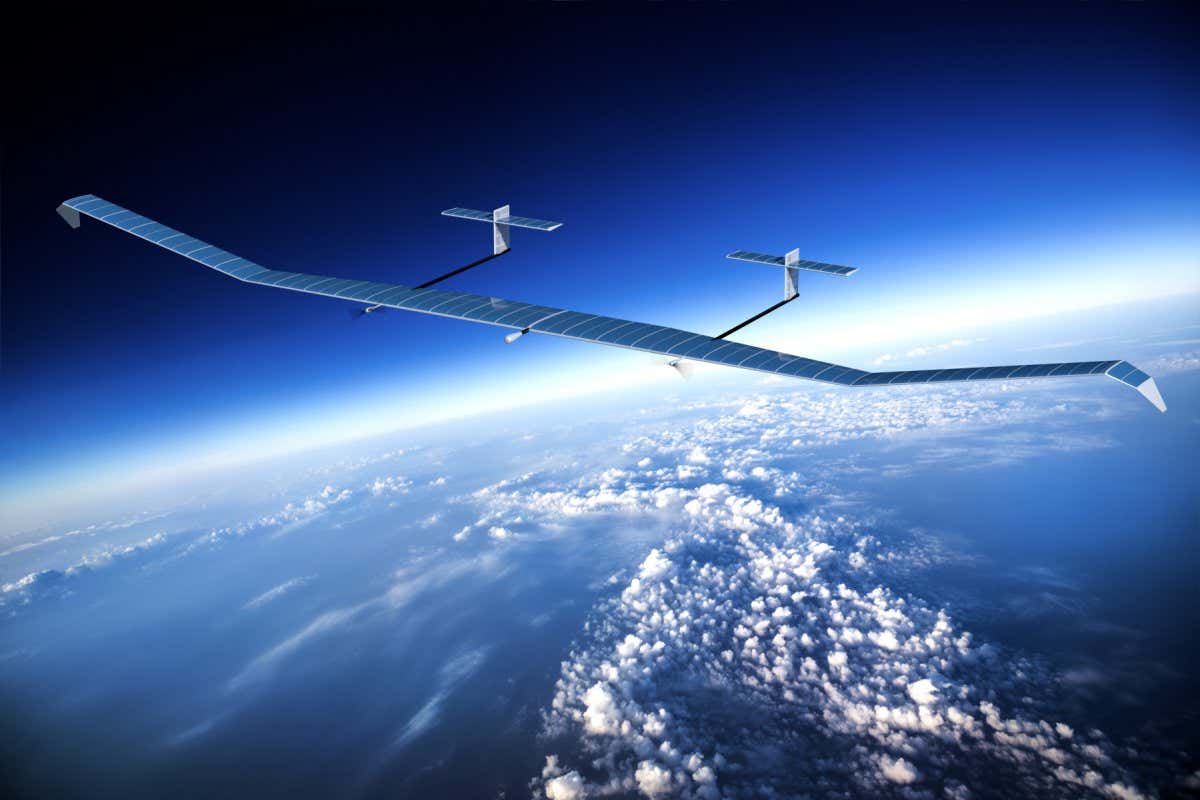 The Zephyr solar plane made by Airbus